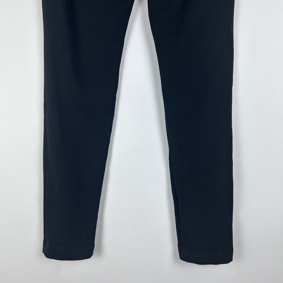 J McLaughlin Black Stretch Knit High Waist Straight Leg Jeans Pants Womens Sz 4 - Picture 5 of 11